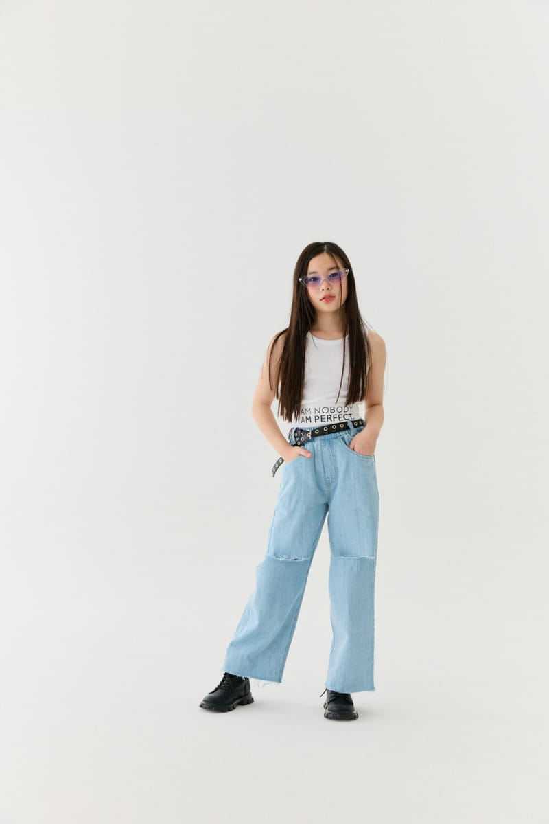 Lilas - Korean Children Fashion - #prettylittlegirls - So Hat Sleeveless Tee