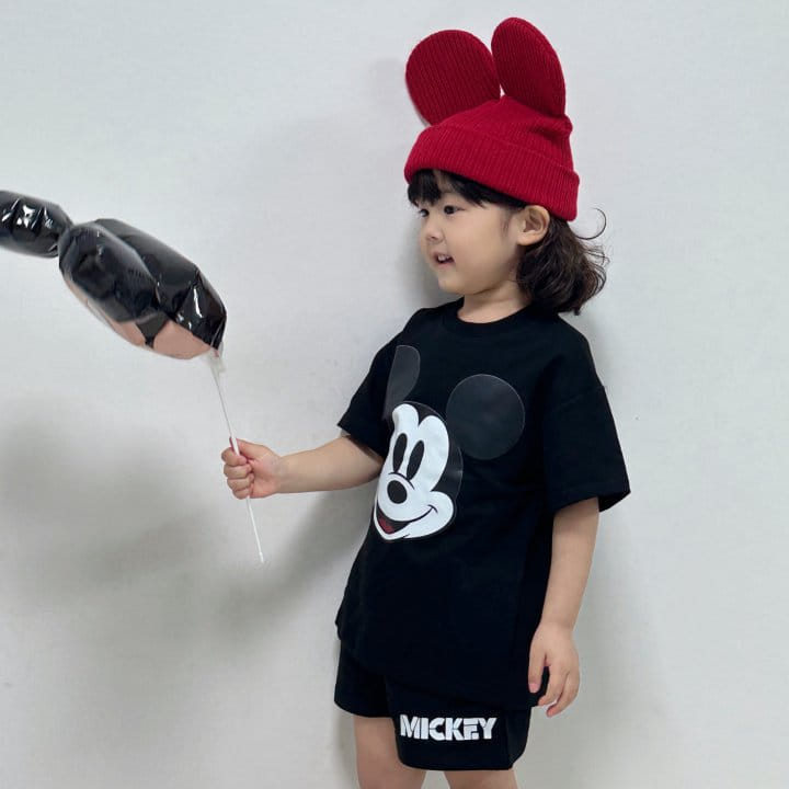 Little Rabbit - Korean Children Fashion - #childrensboutique - Blakc M Top Bottom Set - 7