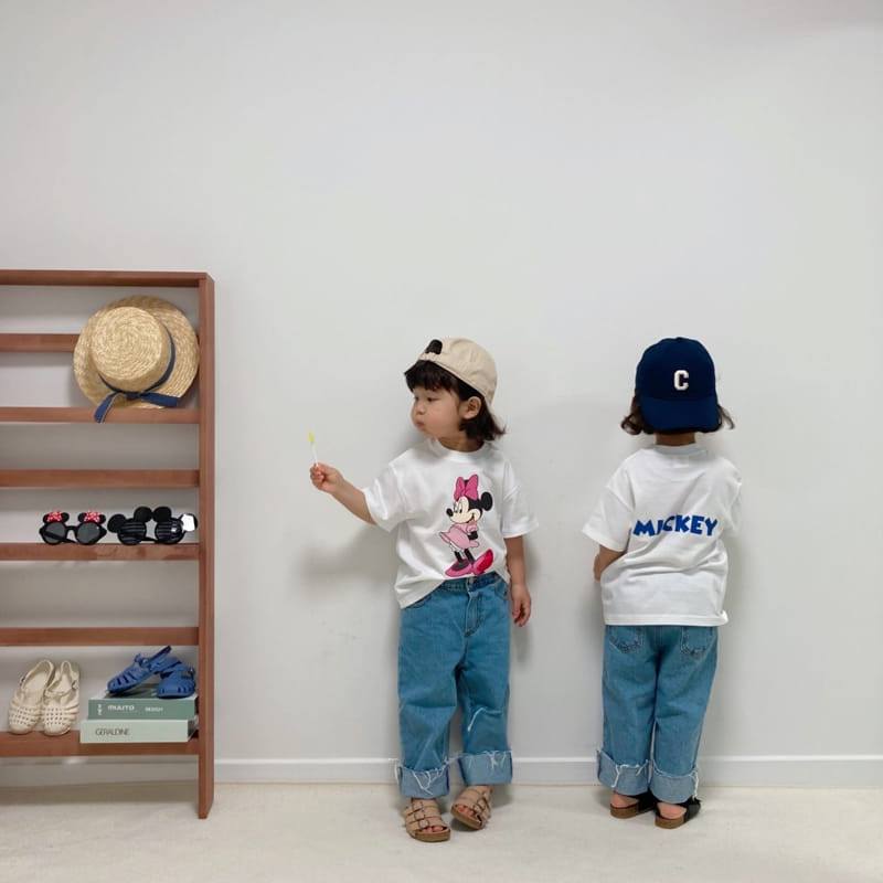 Little Rabbit - Korean Children Fashion - #childrensboutique - Family tee - 5