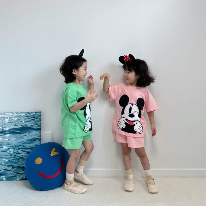 Little Rabbit - Korean Children Fashion - #kidsshorts - Melong Top Bottom Set - 7