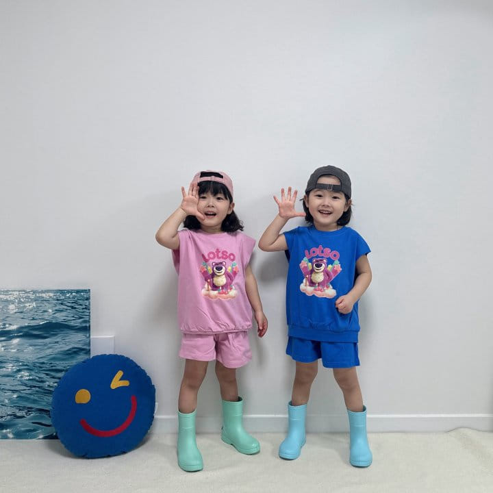 Little Rabbit - Korean Children Fashion - #magicofchildhood - L Top Bottom Set