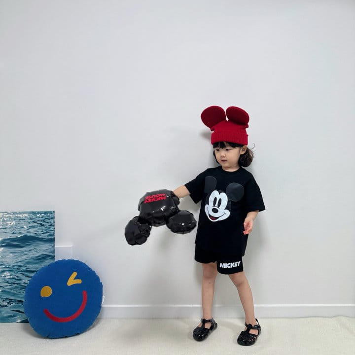 Little Rabbit - Korean Children Fashion - #todddlerfashion - Blakc M Top Bottom Set - 4