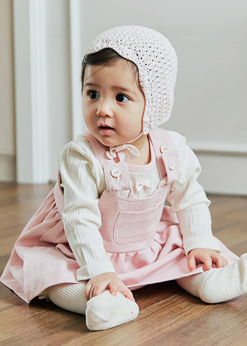 Littletini - Korean Baby Fashion - #babygirlfashion - Waltz Dungarees One-Piece