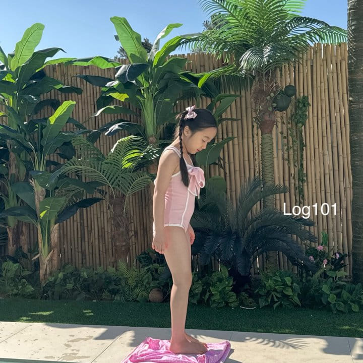 Log101 - Korean Children Fashion - #Kfashion4kids - Log Ribbon Swim Wear - 7