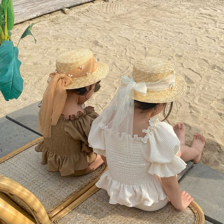 Log101 - Korean Children Fashion - #Kfashion4kids - Log Smoke Two Piece Swim Wear