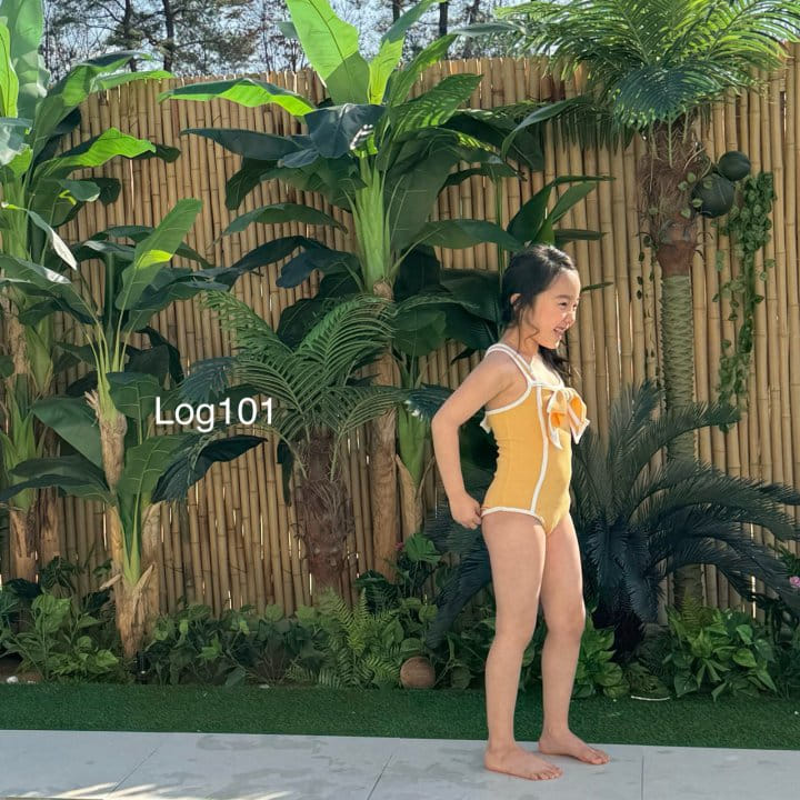 Log101 - Korean Children Fashion - #designkidswear - Log Ribbon Swim Wear