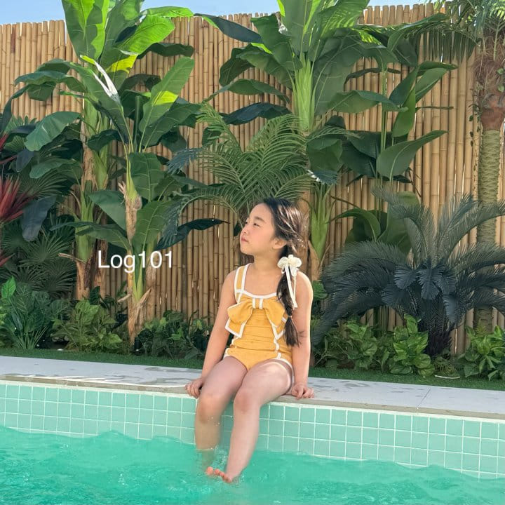 Log101 - Korean Children Fashion - #discoveringself - Log Ribbon Swim Wear - 2