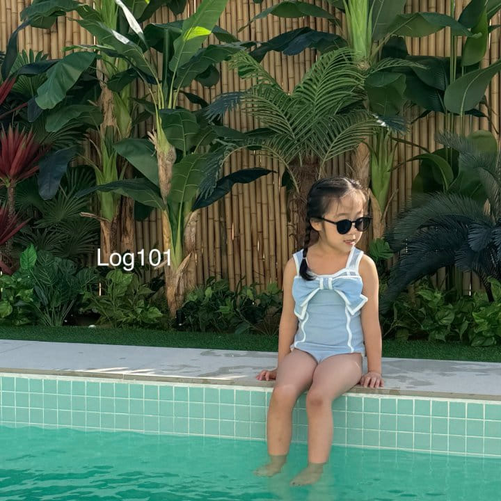Log101 - Korean Children Fashion - #magicofchildhood - Log Ribbon Swim Wear - 9