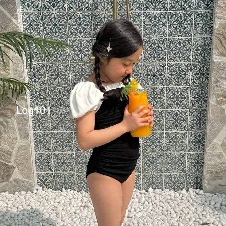 Log101 - Korean Children Fashion - #minifashionista - Log Shirring Swim Wear - 9