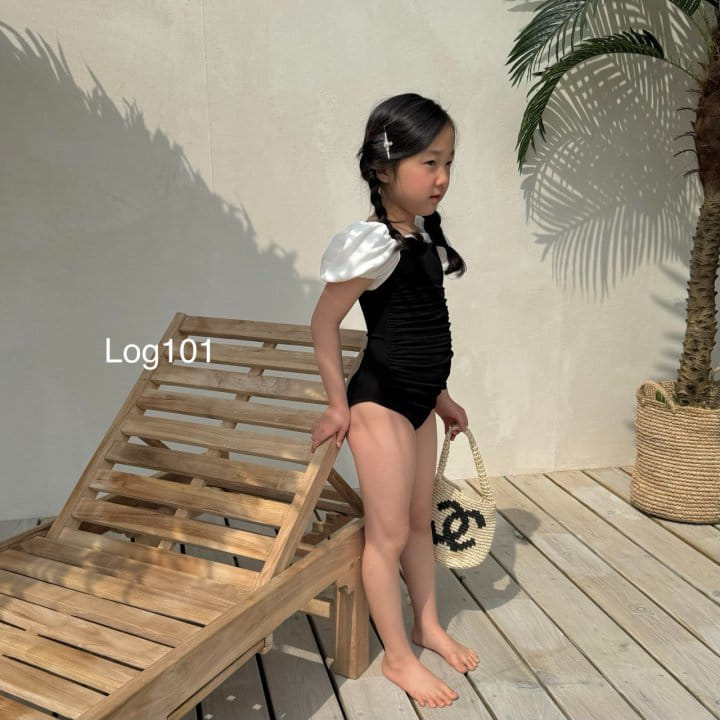 Log101 - Korean Children Fashion - #prettylittlegirls - Log Shirring Swim Wear - 10