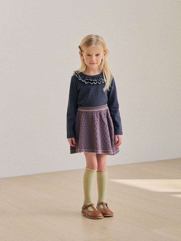 Lolobole - Korean Children Fashion - #Kfashion4kids - Double Feill Tee - 3