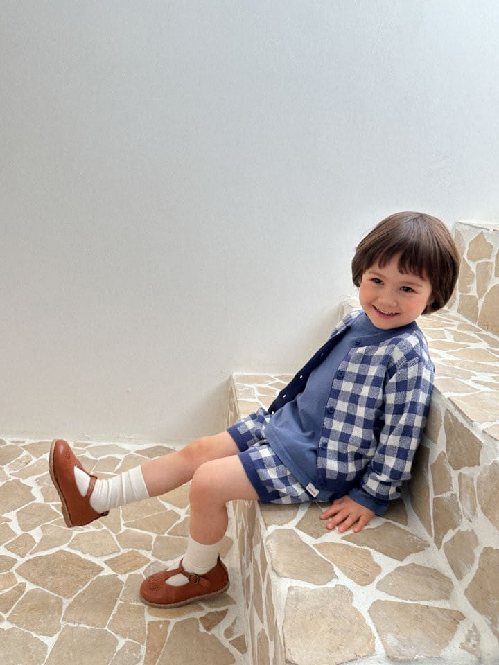 Lolobole - Korean Children Fashion - #Kfashion4kids - Check Cardigan - 11