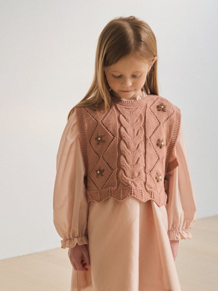 Lolobole - Korean Children Fashion - #childofig - Flower Vest - 9