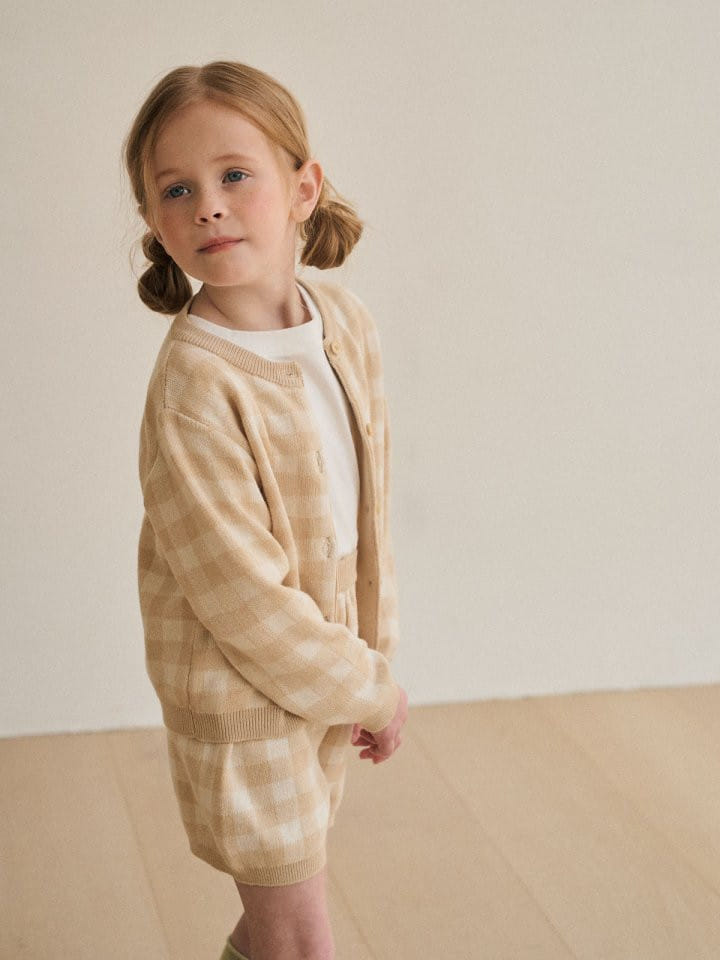 Lolobole - Korean Children Fashion - #fashionkids - Check Cardigan - 7