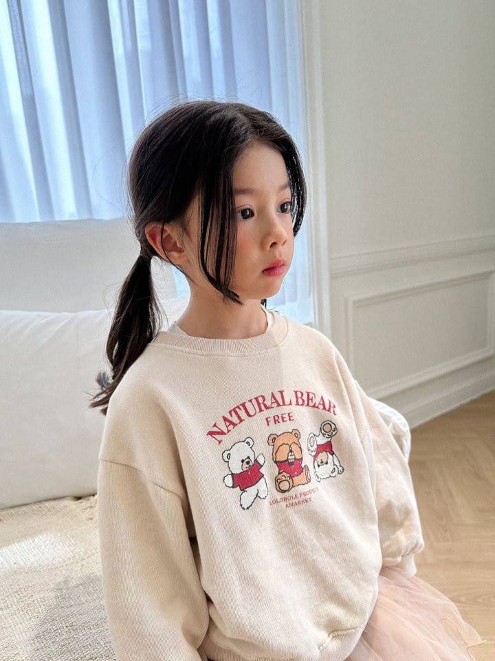 Lolobole - Korean Children Fashion - #kidsshorts - Bear Sweatshirt - 5