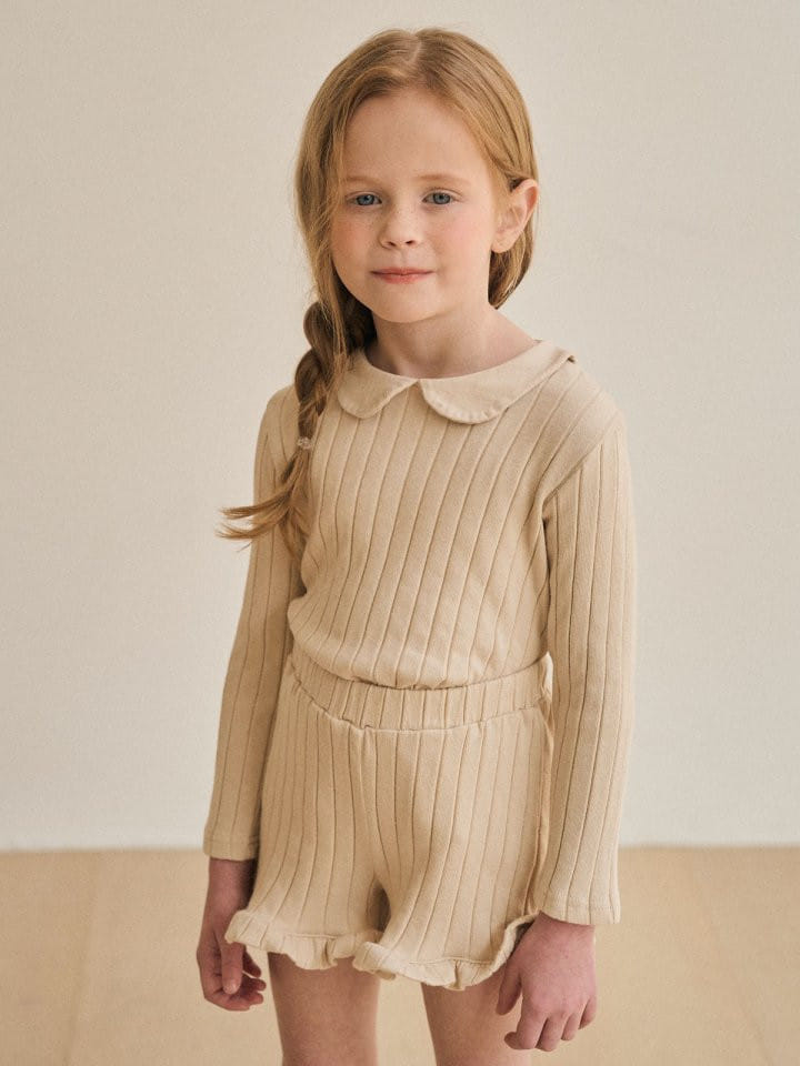 Lolobole - Korean Children Fashion - #kidsstore - Circle Rib Tee - 6