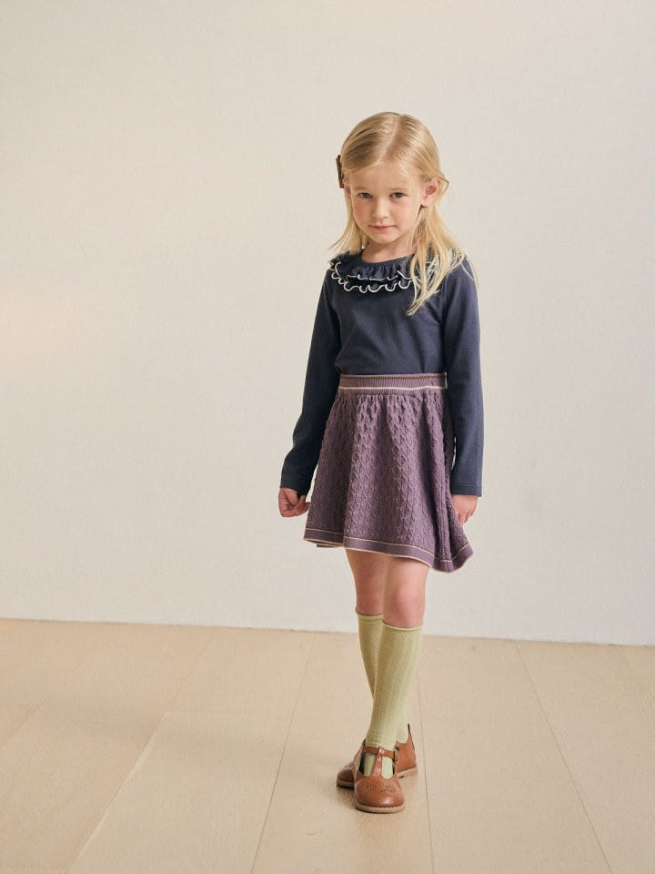 Lolobole - Korean Children Fashion - #Kfashion4kids - Double Feill Tee - 4