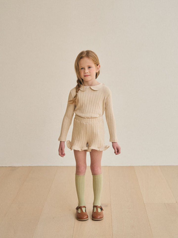 Lolobole - Korean Children Fashion - #littlefashionista - Circle Rib Tee - 9