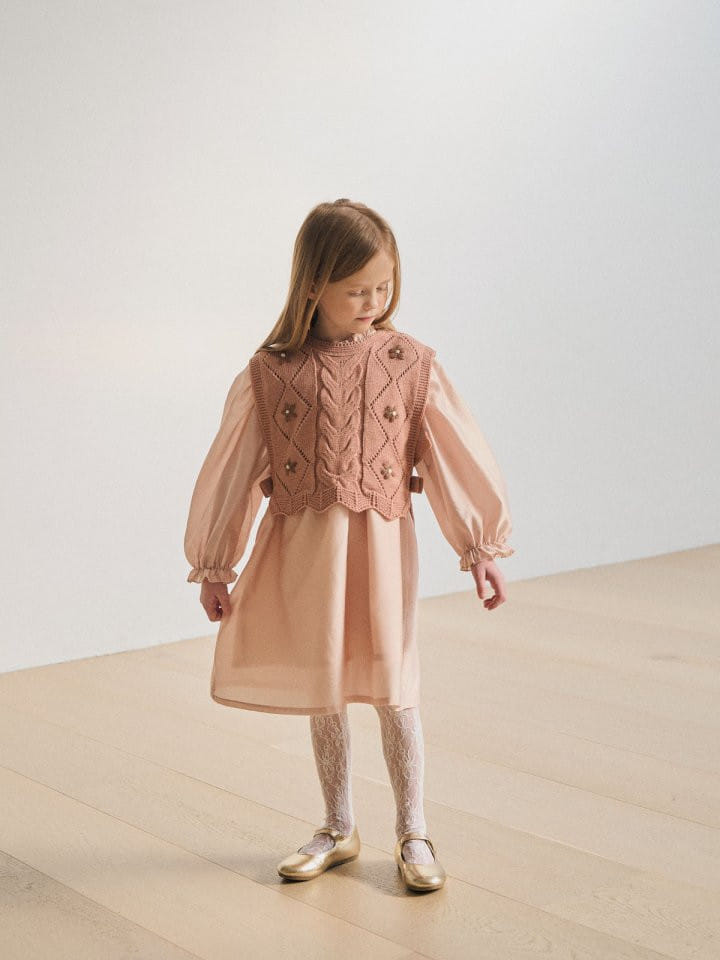 Lolobole - Korean Children Fashion - #prettylittlegirls - Flower Vest - 8