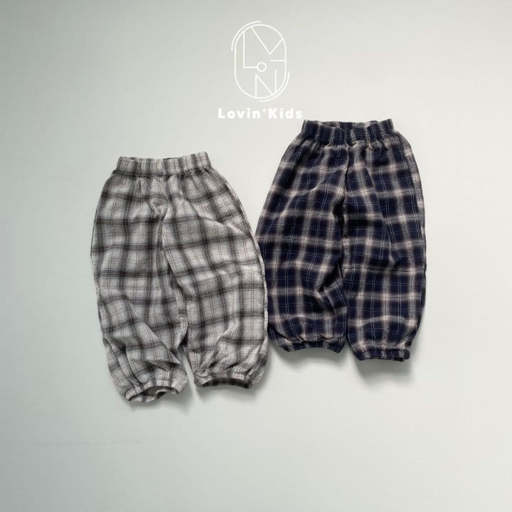 Lovin - Korean Children Fashion - #childofig - Summer Check Pants - 8