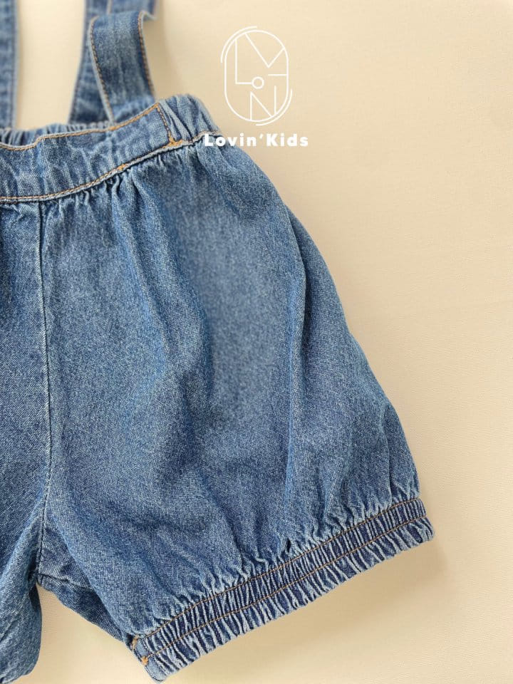 Lovin - Korean Children Fashion - #childofig - Dungarees Balloon Jeans - 5
