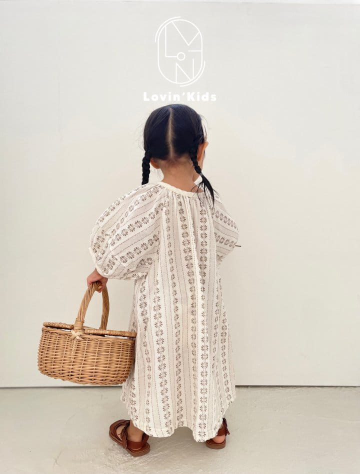 Lovin - Korean Children Fashion - #discoveringself - Roman Puff One-Piece  - 8