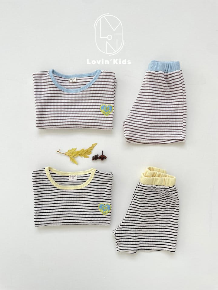 Lovin - Korean Children Fashion - #discoveringself - Heart Line Tee - 4