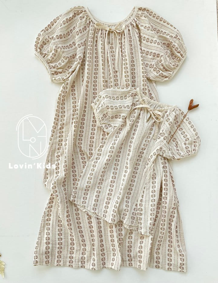 Lovin - Korean Children Fashion - #kidsshorts - MOM Roman Puff One-Piece - 11