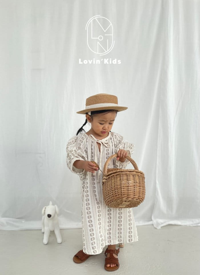 Lovin - Korean Children Fashion - #kidsshorts - Roman Puff One-Piece  - 10