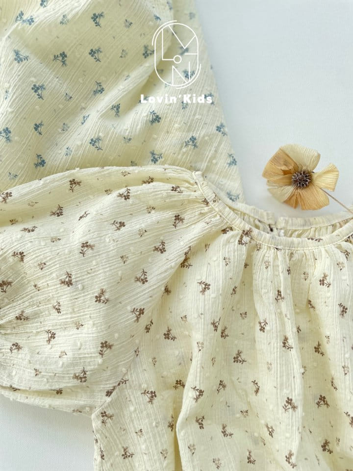 Lovin - Korean Children Fashion - #magicofchildhood - Puff Flower Blouse - 5