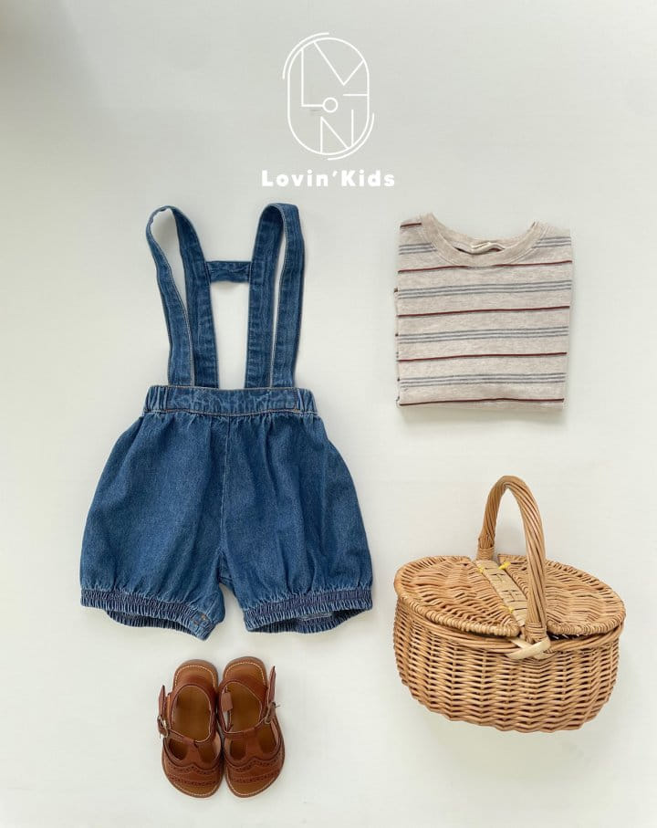 Lovin - Korean Children Fashion - #magicofchildhood - Dungarees Balloon Jeans - 2