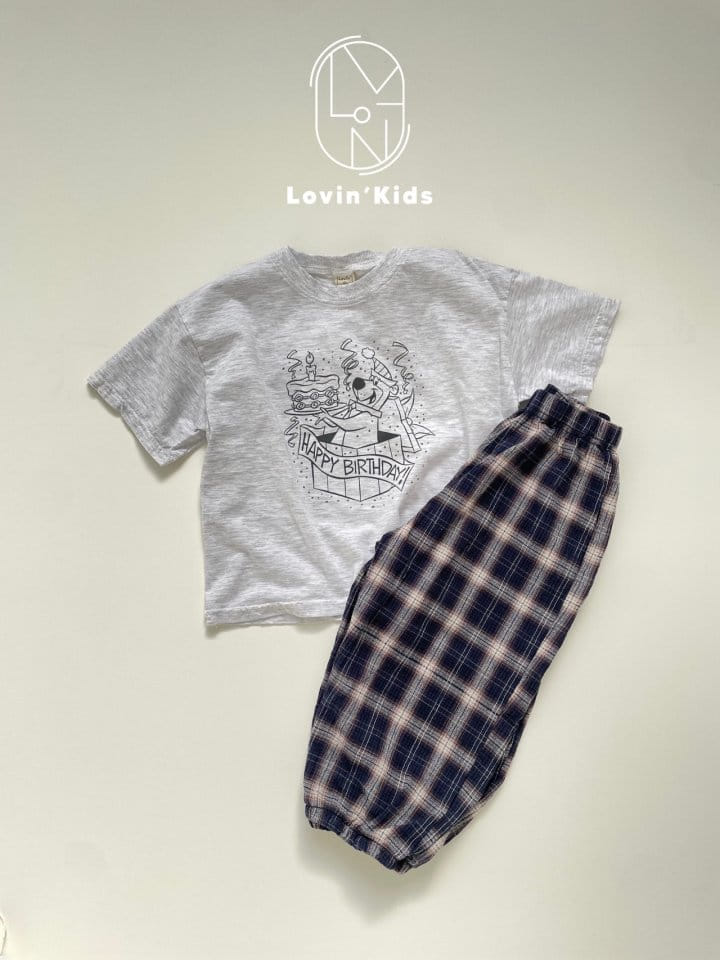Lovin - Korean Children Fashion - #magicofchildhood - Brithday Short Sleeve Tee - 9