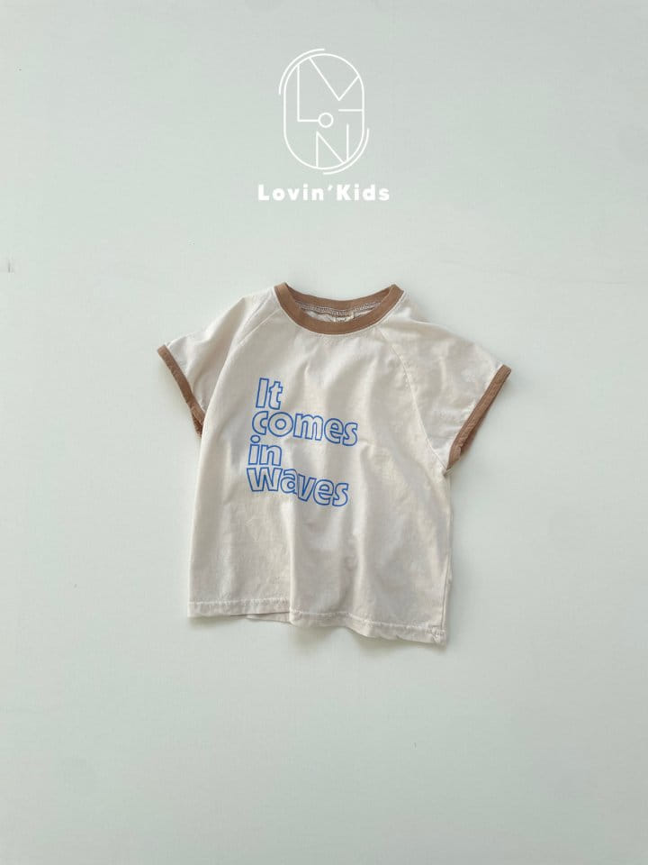 Lovin - Korean Children Fashion - #magicofchildhood - Color Wave Tee - 5