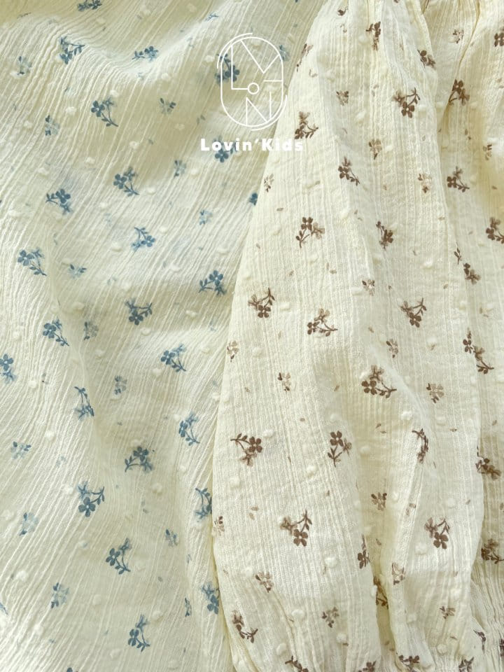 Lovin - Korean Children Fashion - #minifashionista - Puff Flower Blouse - 6