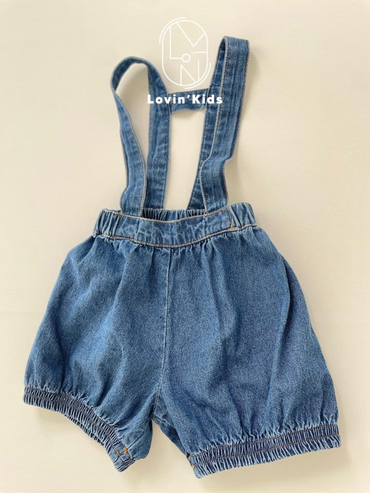 Lovin - Korean Children Fashion - #minifashionista - Dungarees Balloon Jeans - 3
