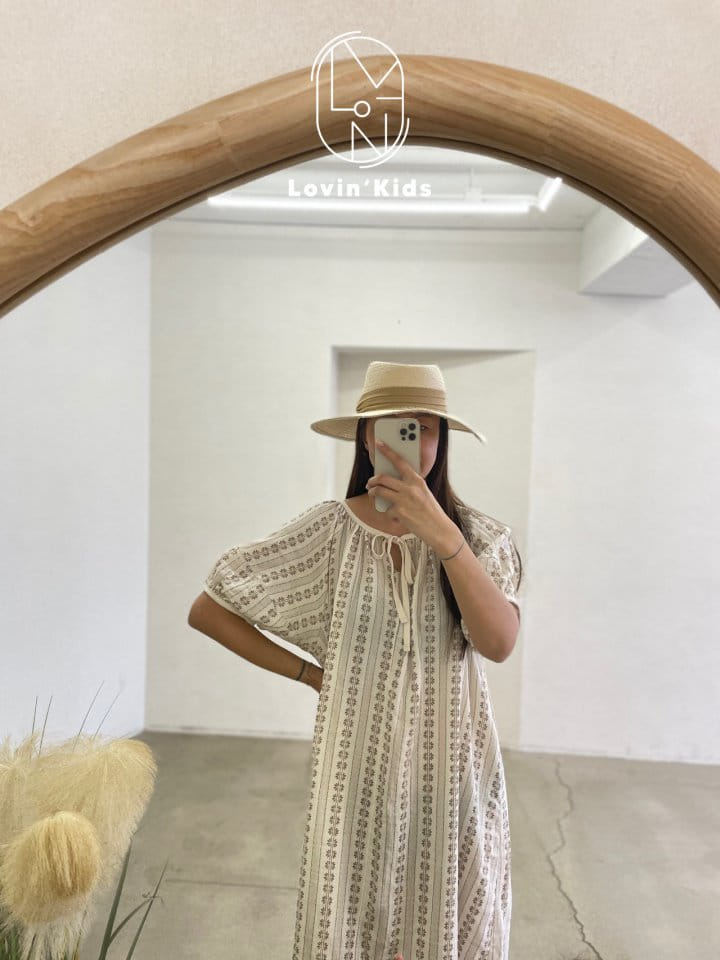 Lovin - Korean Children Fashion - #prettylittlegirls - MOM Roman Puff One-Piece - 2