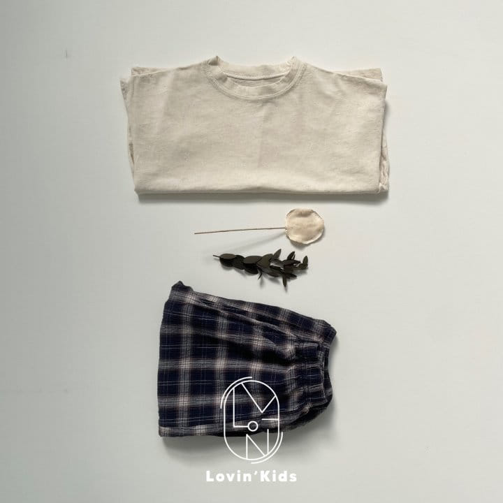 Lovin - Korean Children Fashion - #prettylittlegirls - Summer Check Pants - 6