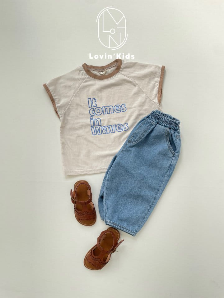 Lovin - Korean Children Fashion - #todddlerfashion - Color Wave Tee - 8