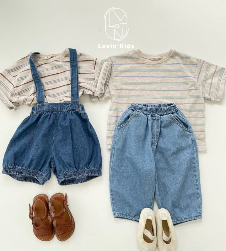 Lovin - Korean Children Fashion - #todddlerfashion - Sand Short Sleeve Tee - 6