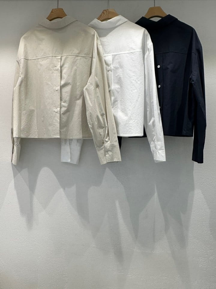 Lowell - Korean Women Fashion - #momslook - Luna Back Slit Shirt - 10