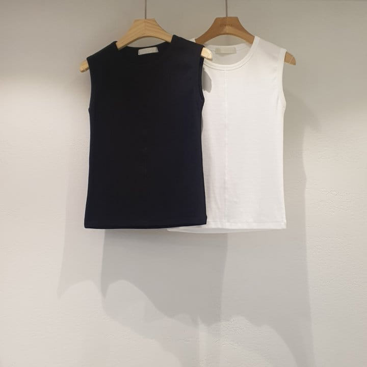 Lowell - Korean Women Fashion - #momslook - Tencel Rib Sleeveless - 3