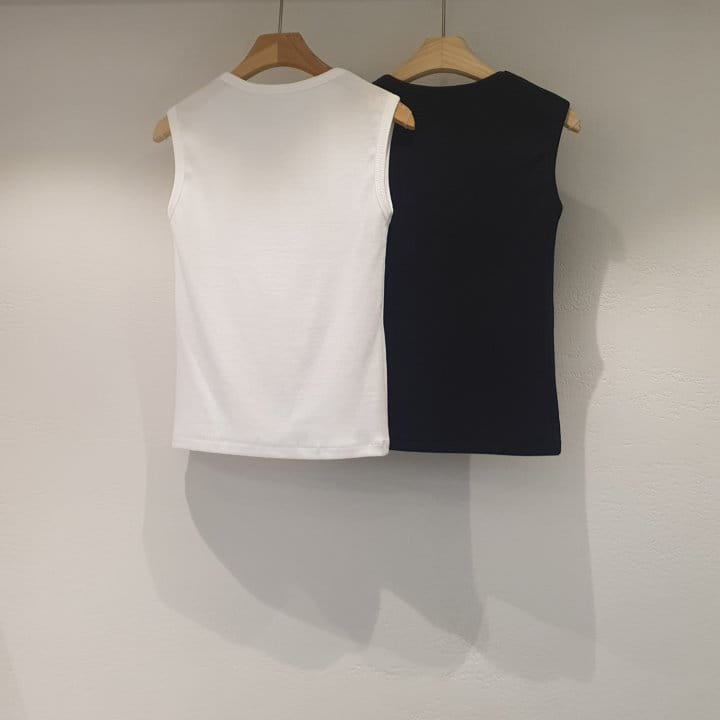 Lowell - Korean Women Fashion - #momslook - Tencel Rib Sleeveless - 5