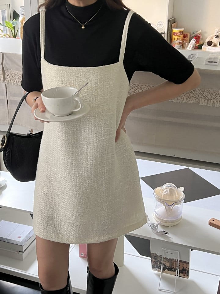 Lowell - Korean Women Fashion - #momslook - Coi Twee One-Piece - 3