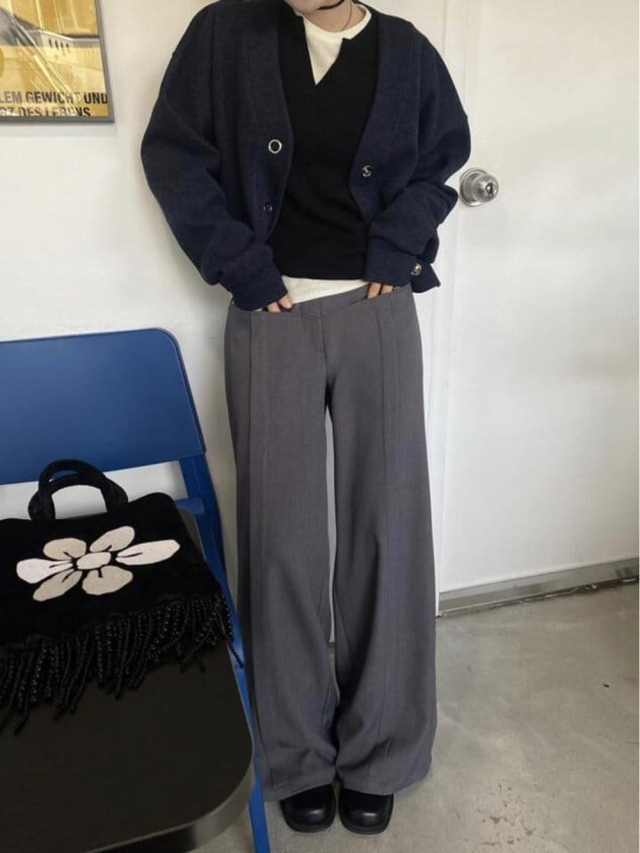 Lowell - Korean Women Fashion - #momslook - Bitter Bocowl Cardigan - 3