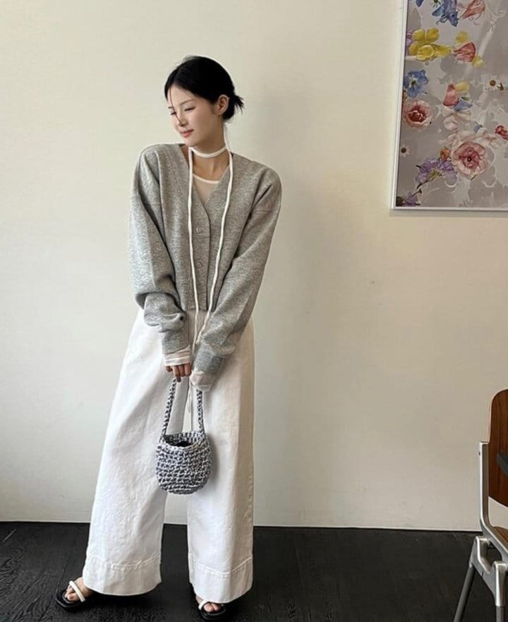 Lowell - Korean Women Fashion - #momslook - Bitter Bocowl Cardigan - 7