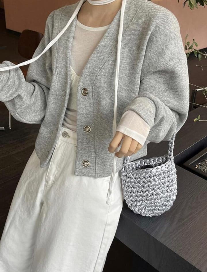 Lowell - Korean Women Fashion - #momslook - Bitter Bocowl Cardigan - 9