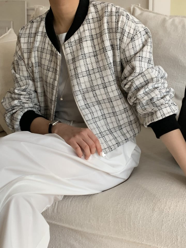 Lowell - Korean Women Fashion - #momslook - Reina Tweed Jacket - 3