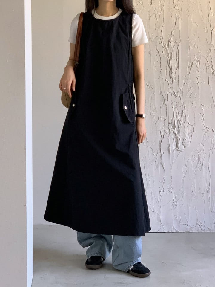 Lowell - Korean Women Fashion - #momslook - Touch Buckle One-Piece - 7