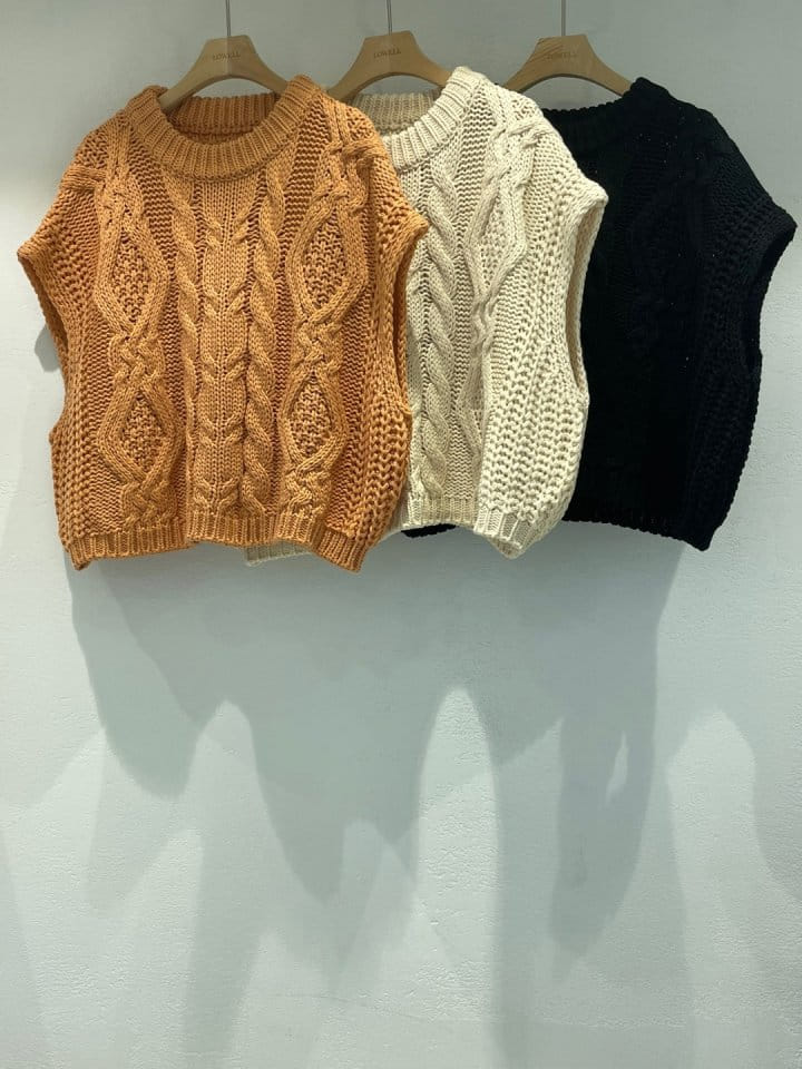 Lowell - Korean Women Fashion - #momslook - Dear Knit Vest - 8