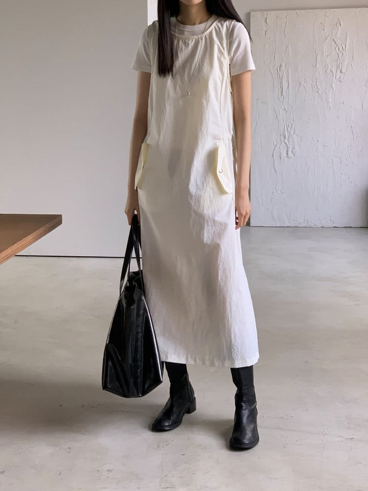 Lowell - Korean Women Fashion - #pursuepretty - Touch Buckle One-Piece